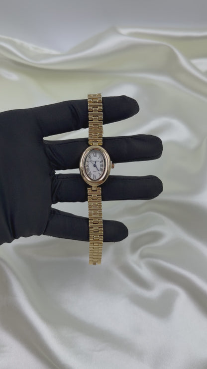 Roma Gold Stainless Steel Watch (Adjustable)