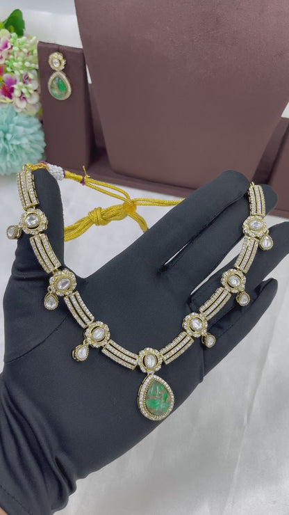 Treen Victorian Kundan Necklace
