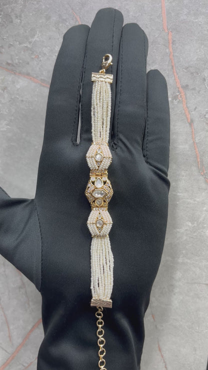 Rachna Moissanite Moti Bracelet