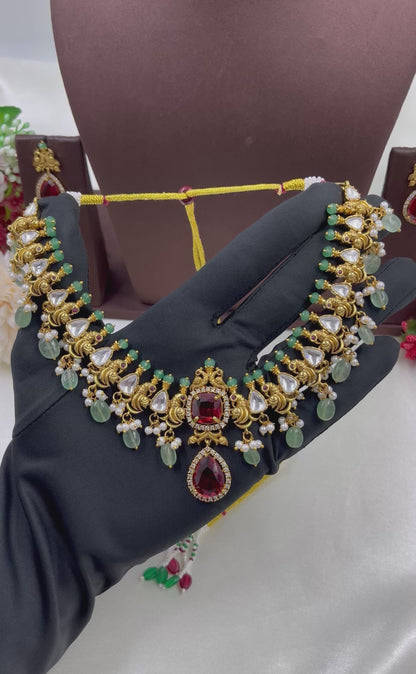 Sarika Traditional Victorian Necklace