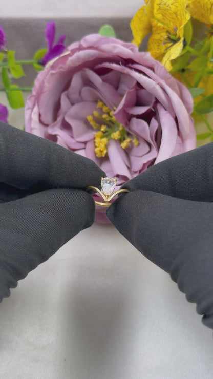 Emma Anti-Tarnish Stainless Steel Ring
