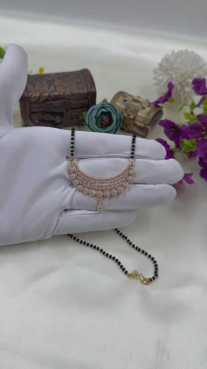 Chandelier Style Rose Gold Mangalsutra