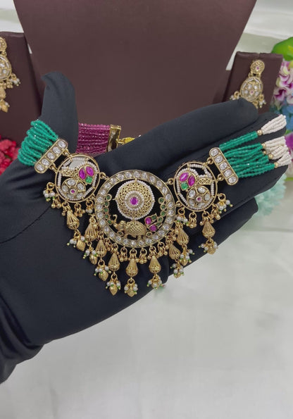 Pihu Antique Choker Necklace