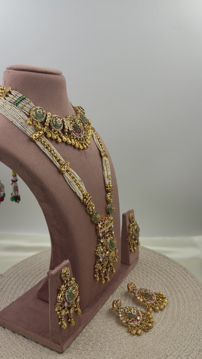 Navya Heritage Combo Necklace Set