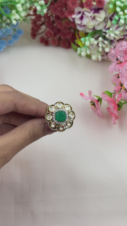 Vidhi Victorian Ring (Adjustable)