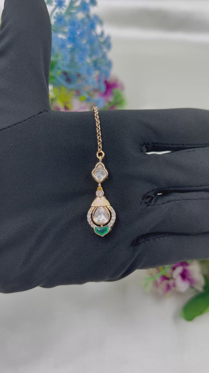 Disha Moissanite Mang Tika