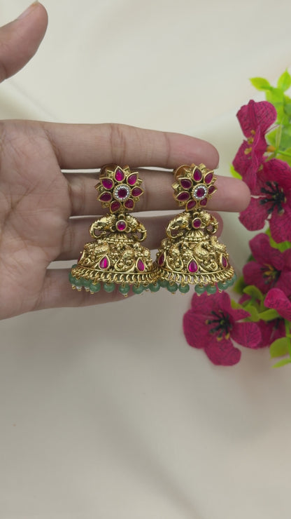 Vedika South Temple Jhumka