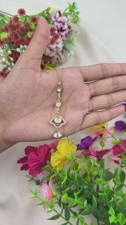 Sanchita Moissanite Mang Tika
