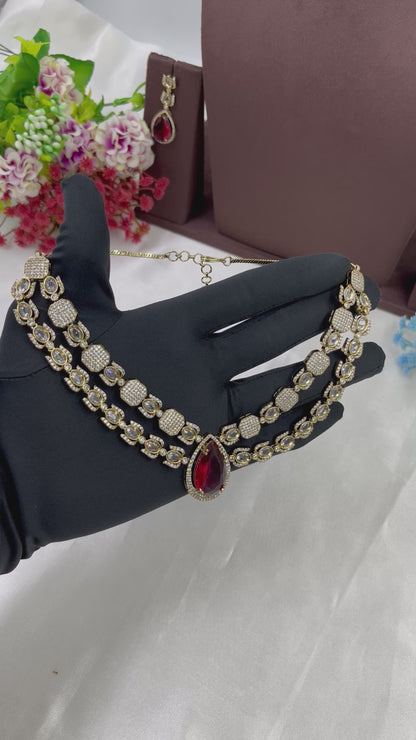 DOUBLE LAYERED VICTORIAN NECKLACE