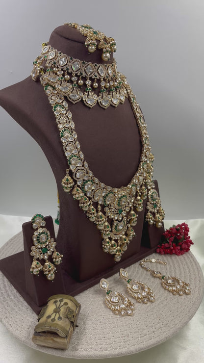 Rajvi Moissanite Premium Combo Set