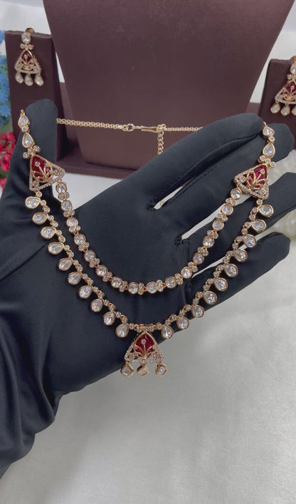 Priya Moissanite Delicate Necklace