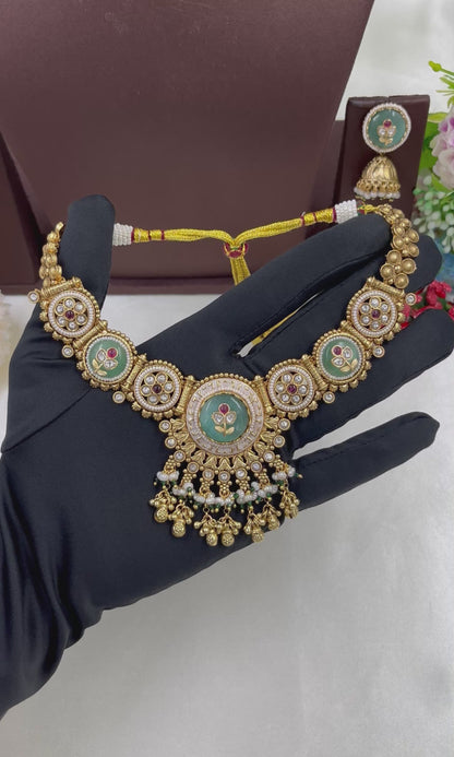 Nisha Heritage Rajwadi Necklace