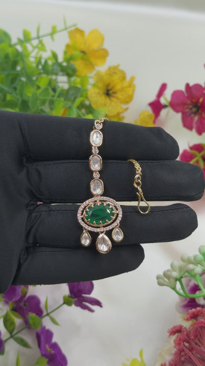 Tanvi Moissanite Mang Tika