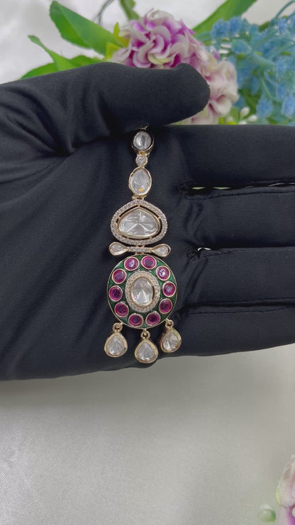 Leela Moissanite Mang Tika