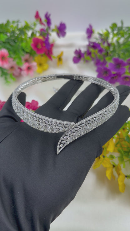 Manju American Diamond Delicate Necklace