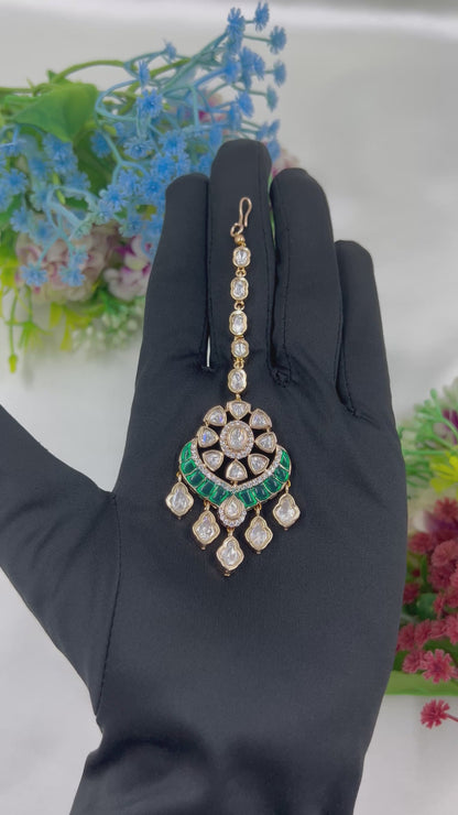 Vidya Moissanite Mang Tika
