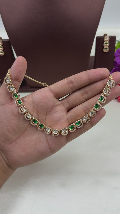 Manasi Moissanite Delicate Necklace