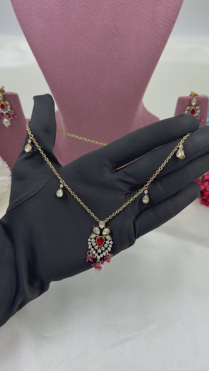 Rashmi Victorian Chain Pendent Necklace