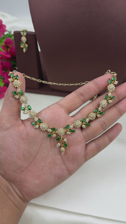 Avani Victorian Delicate Necklace Set