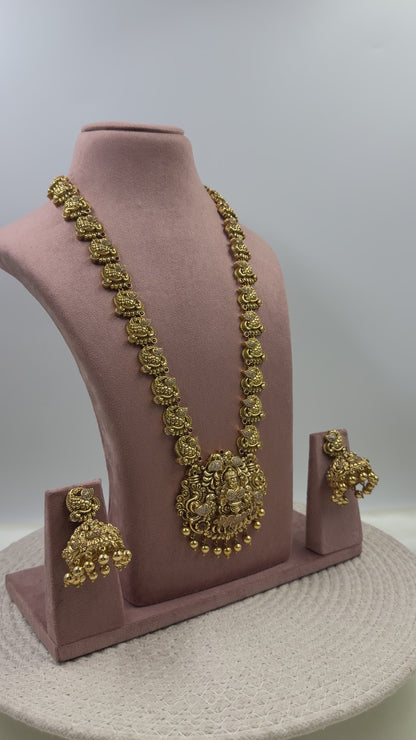 Avni South Indian Long Necklace Set
