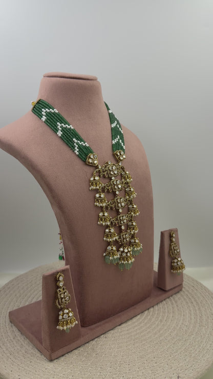 Nitya Premium Victorian Long Necklace Set