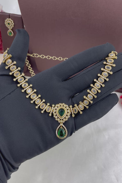 Viva Drop Victorian Necklace Set Small