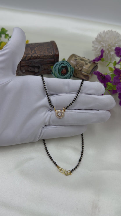Round-Shaped Rose Gold Mangalsutra