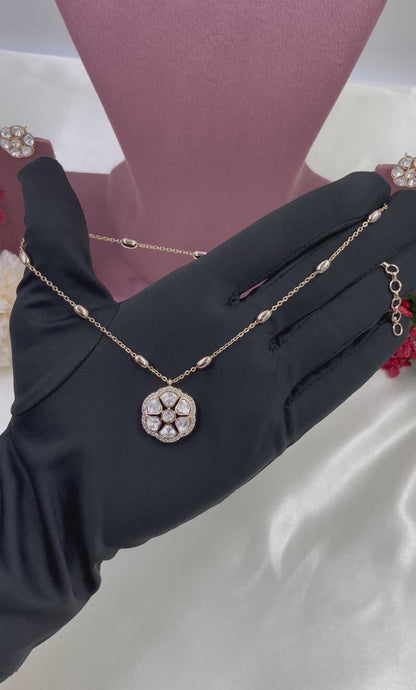 Alina Moissanite Chain Pendant