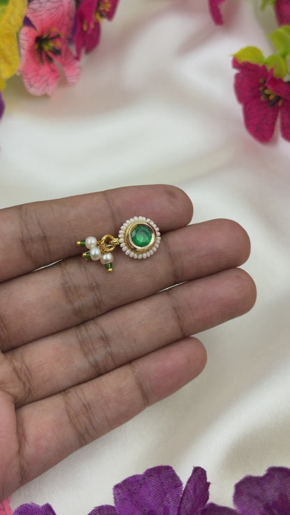 Tulsi Traditional Indian Nose Ring