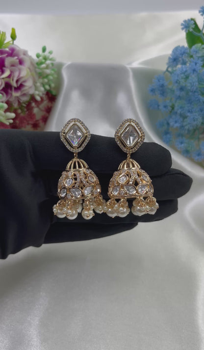 Alka Moissanite Premium Jumka