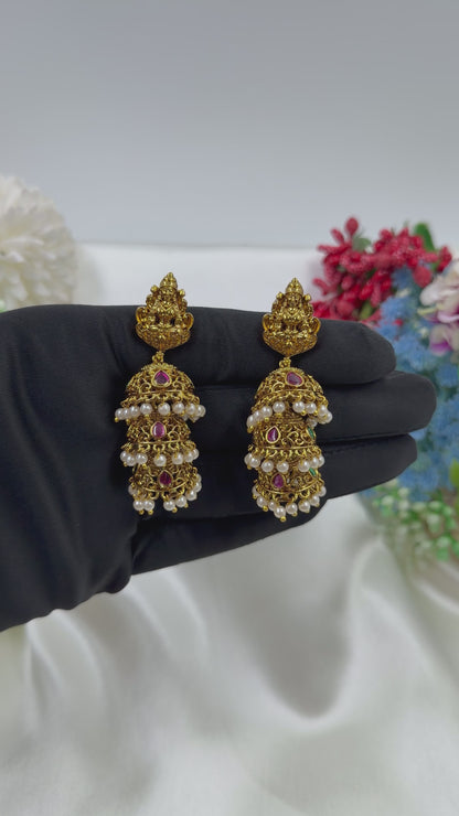 Anika South Indian Temple Earring