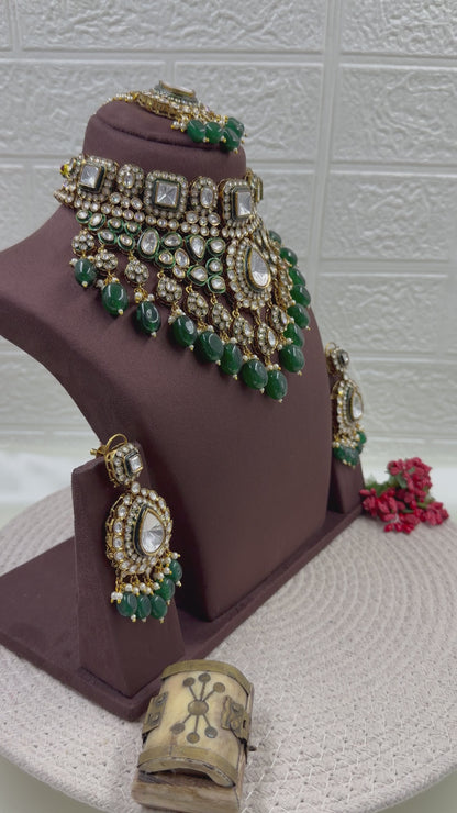 Trisha Polki Kundan Necklace Set