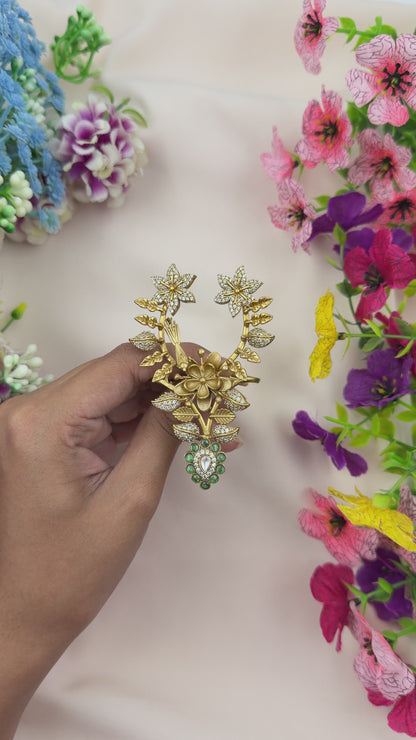 Ruchika Floral Blossom Ring ( Adjustable )