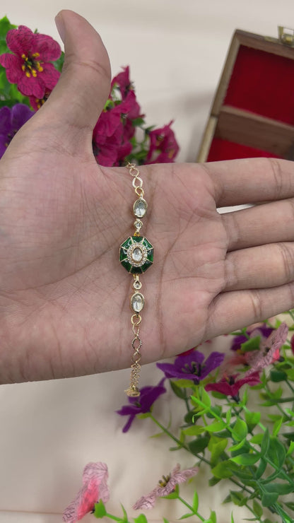Soni Moissanite Bracelet (Adjustable)