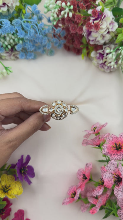 Trisha Moissanite Ring (Adjustable)