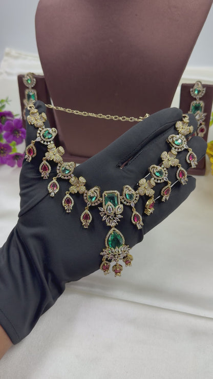 Megha Victorian Premium Necklace