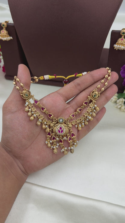 Divya Premium Chorski Necklace Set