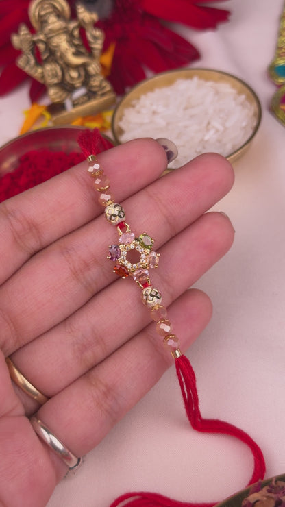 Sparkling Beaded Rakhi