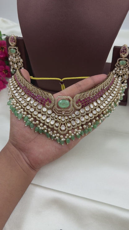 Rupali Premium Victorian Choker Set