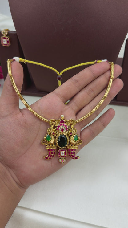 Swara Traditional Hasli Necklace Set