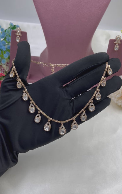 Drishti Moissanite Chain Pendant