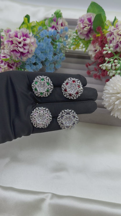 Sabrina American Diamond Ring (Adjustable)