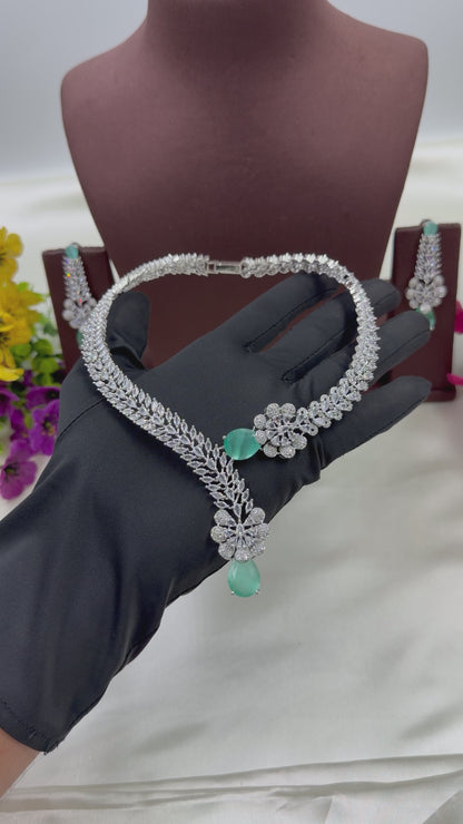Aliya American Diamond Necklace