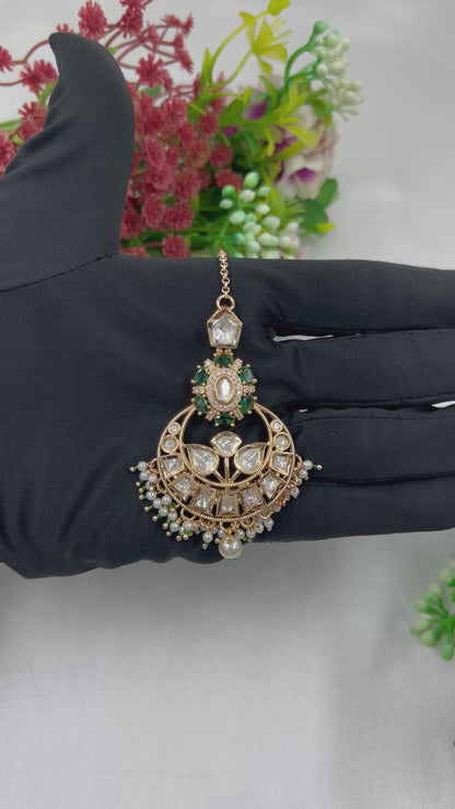 Megha Moissanite Mang Tika