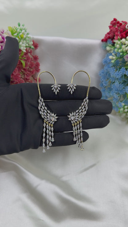 Chaitanya American Diamond Earcuff