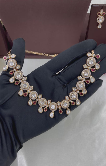 Swarna Premium Moissanite Necklace