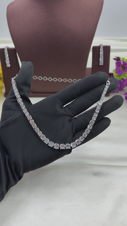 Sophia American Diamond Delicate Necklace