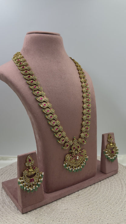 Nidhi Victorian Long Necklace Set