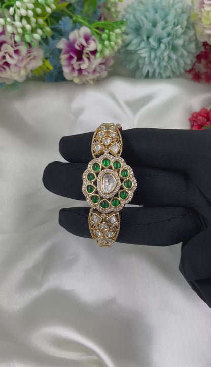 Eternal Moissanite Kundan Bracelet