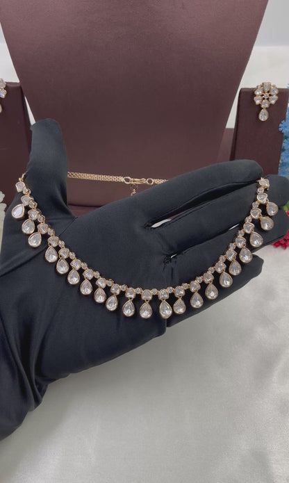 Fiza Moissanite Delicate Necklace